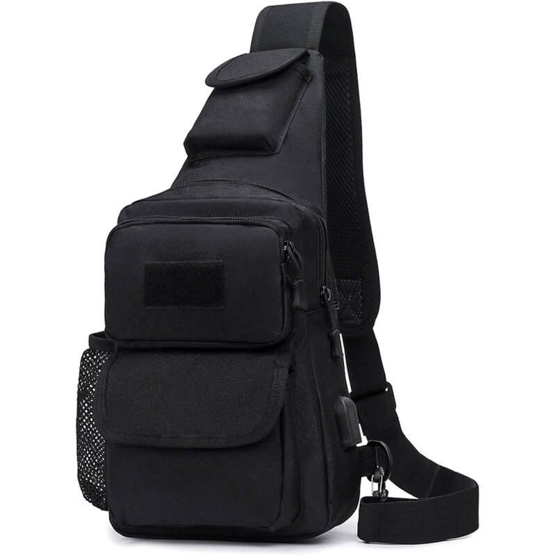 BAIGIO Tactical Chest Sling Bag Crossbody Pack One Strap Shoulder Backpack