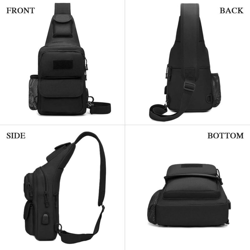 BAIGIO Tactical Chest Sling Bag Crossbody Pack One Strap Shoulder Backpack