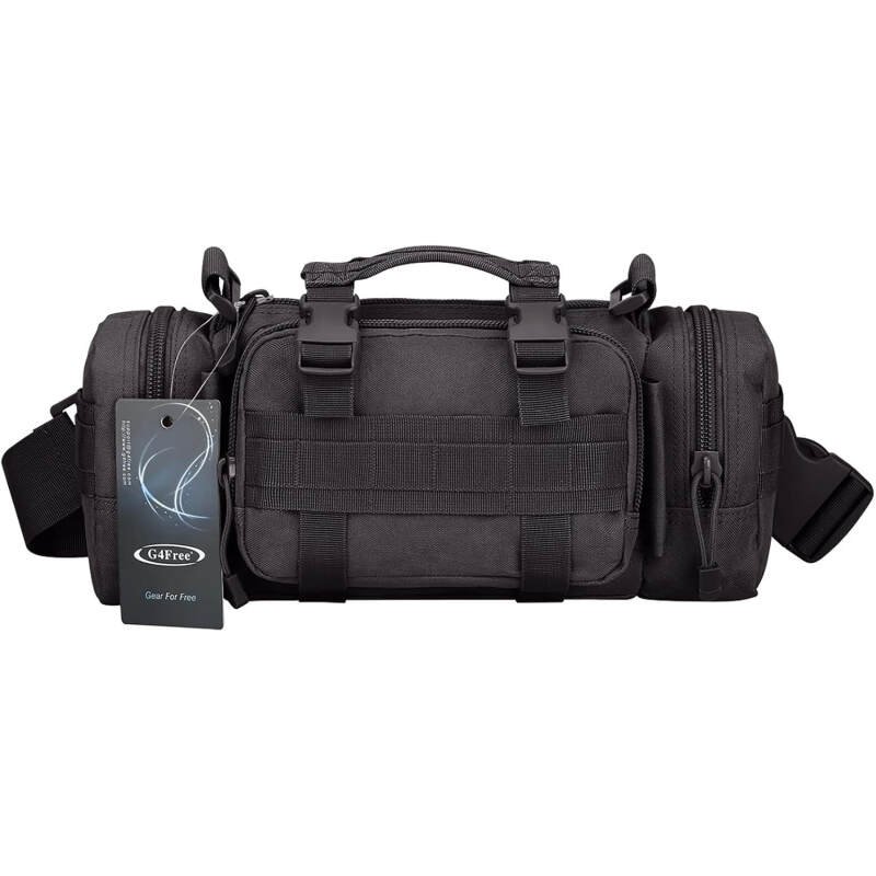 G4Free Fanny Deployment Tactical Waist Pack – Small Sling Pack Hand Carry Handlebar Bag