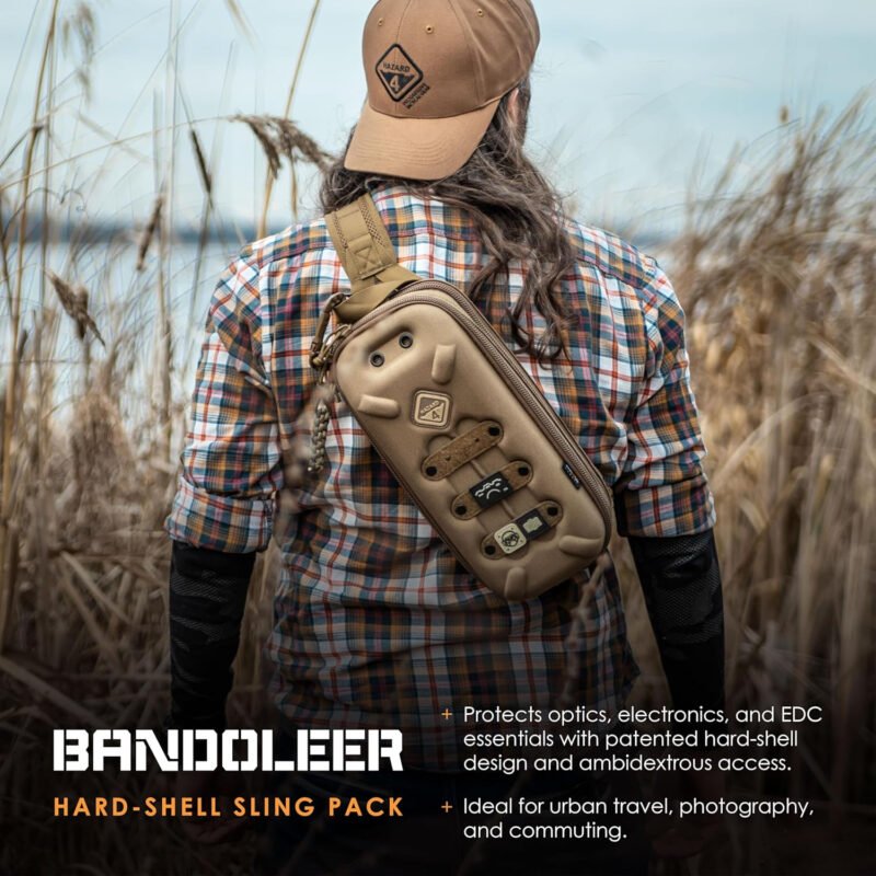 HAZARD 4 Bandoleer: Mini EDC/CCW Hard-Sling – Coyote