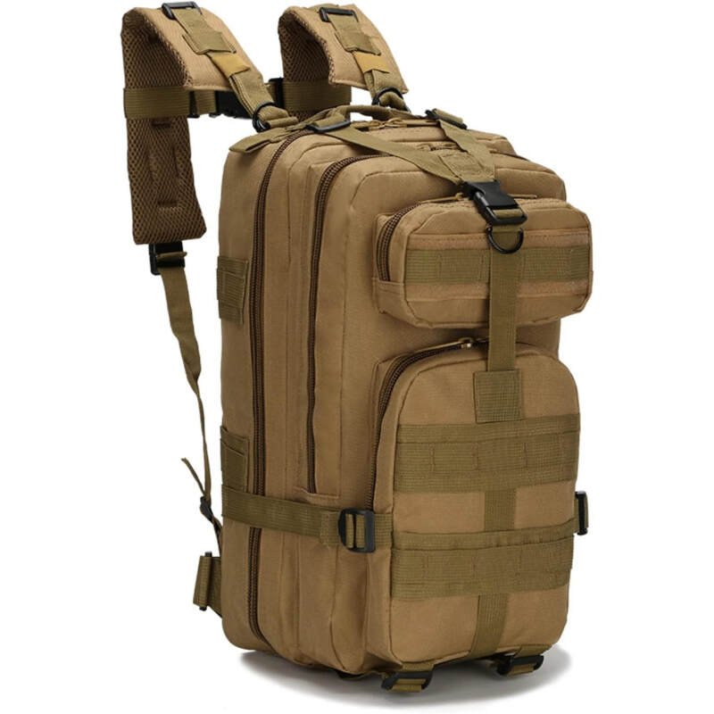 Military Tactical 25L Backpack MOLLE Bag Rucksack Range Bag