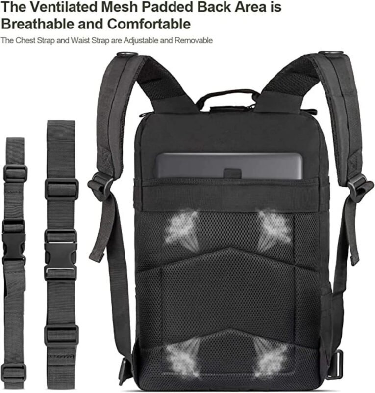 Military Tactical 25L Backpack MOLLE Bag Rucksack Range Bag