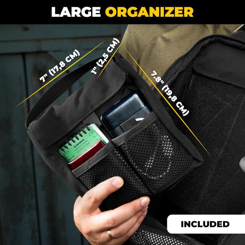 M-Tac Crossbody Sling Bag for Men – Travel Black Backpack – Shoulder Bag Crossbody Bags For Woman Back Pack for Men – Rucksack Travel Hiking Chest Bag Daypack Chest Pack