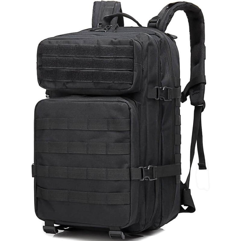 Monoki Military Tactical Backpack for Men, Large Army 3 Day Assault Pack, Molle Bag Rucksack, Emergency Backpack, Range Bag