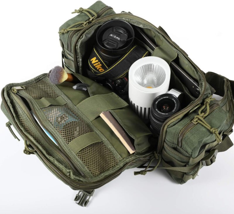 SHANGRI-LA Tactical Range Bag Outdoor Sling Backpack Hiking Fanny Waist Pack