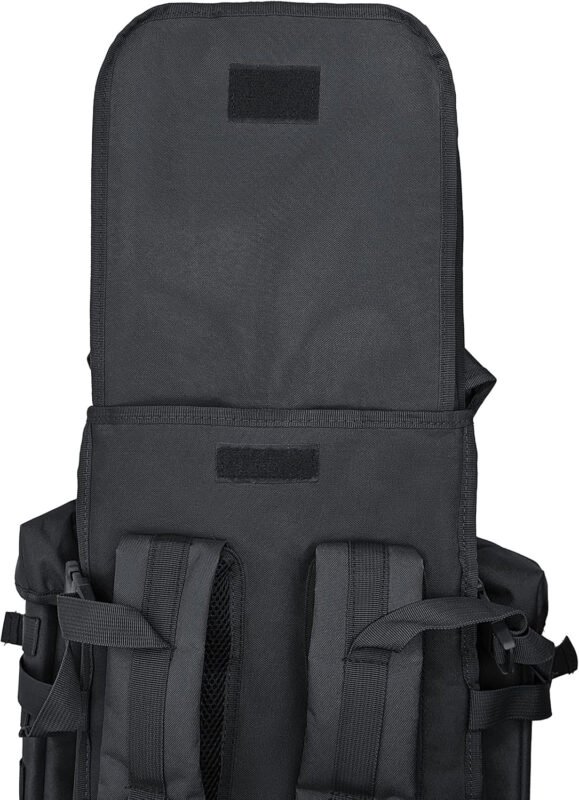 Silfrae Tactical Rifle Backpack Long Rifle Bag Molle Military Backpack for Trekking Hunting Camping