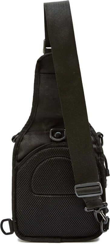 WOLF TACTICAL Compact EDC Sling Bag – Concealed Carry Shoulder Bag for Range, Travel, Hiking, Outdoor Sports