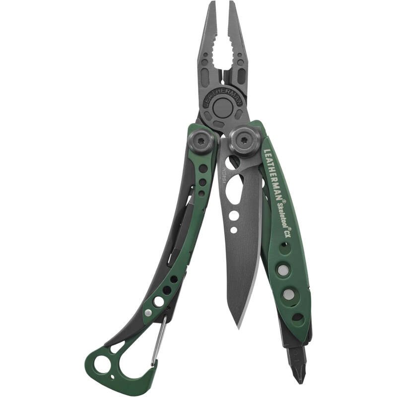 LEATHERMAN, Skeletool CX, 7-in-1 Lightweight, Minimalist Multi-Tool for Everyday Carry (EDC), Home, Garden & Outdoors, OD Green