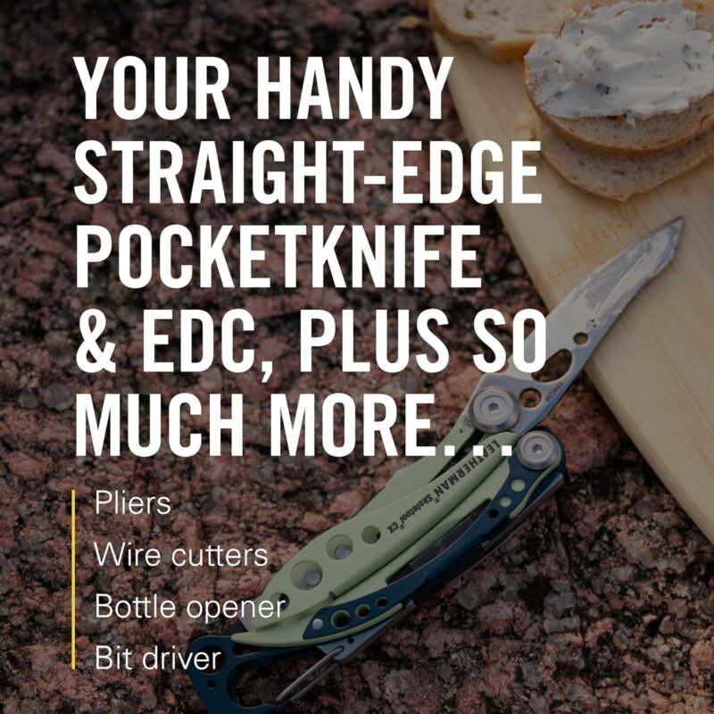 LEATHERMAN, Skeletool CX, 7-in-1 Lightweight, Minimalist Multi-Tool for Everyday Carry (EDC), Home, Garden & Outdoors, OD Green