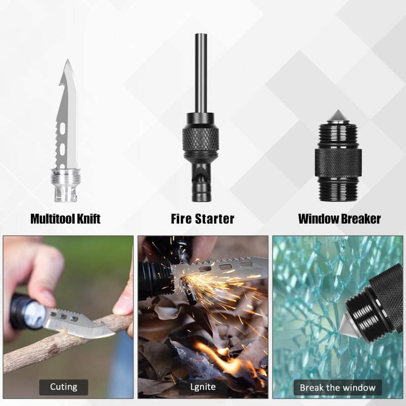 Military-Grade Survival Shovel High Carbon Steel Tactical Shovel Axe Folding Entrenching Tool Camping Hiking Shovel Carrying Pouch Car Emergency Survival Gear