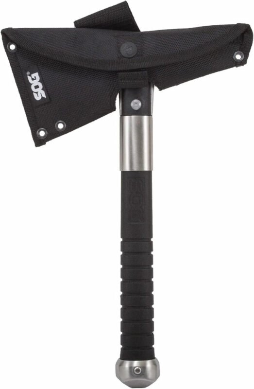 SOG Tomahawk Tactical Hatchet – Voodoo Hawk Mini Tactical Axe, Throwing Hatchet w/ 2.75 Inch Blade for Survival Sports and Camping Axes (F182N-CP)