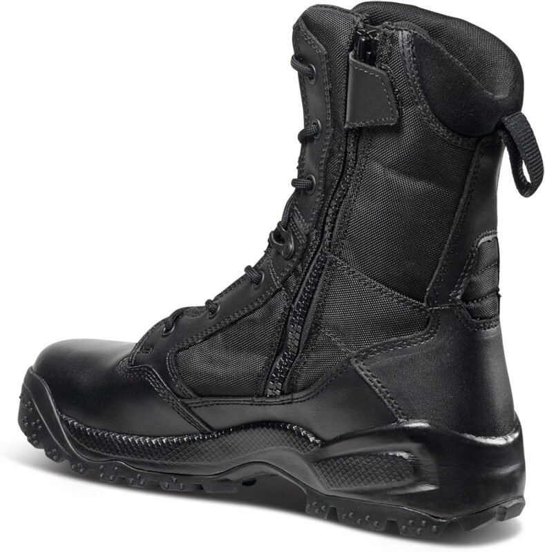 5.11 Tactical Men’s Military Combat Boots, Side-Zip, Black, Style 12391ABR