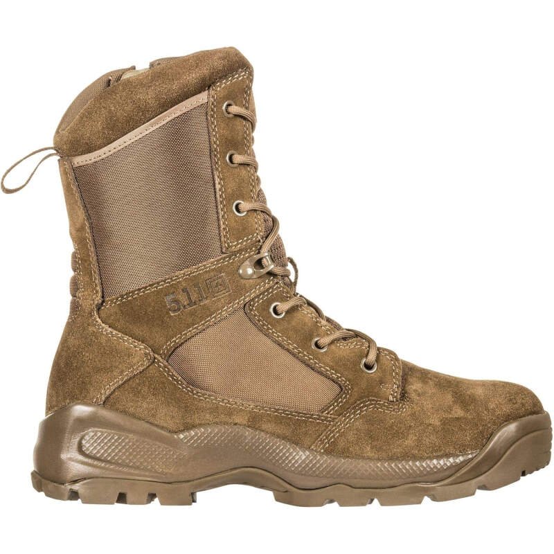 5.11 Tactical Men’s A.T.A.C. 2.0 8-Inch Storm Boots, Ortholite Footbed, Slip-Resistant Outsole, Style 12392