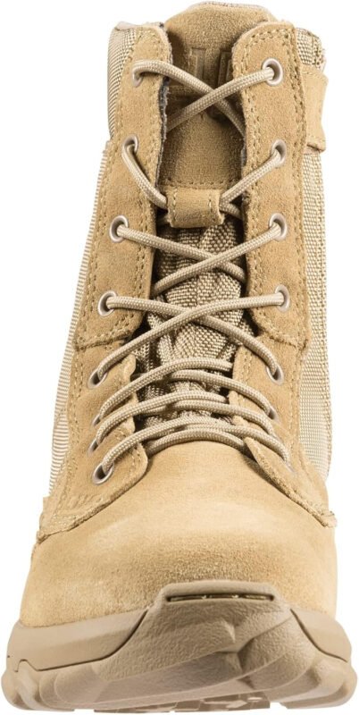 5.11 Tactical Men’s Leather Speed 3.0 Side Zip Combat Military Desert Boots, Style 12336/12337