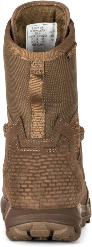 5.11 Tactical Men’s Waterproof Boots, 8″, Brown Tall Hiking Boot, Dark Coyote, Style 12445ABR