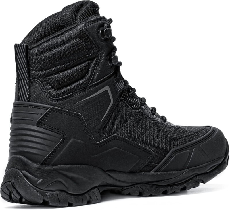CQR Men’s Military Tactical Boots, Lightweight 6 Inches Combat Boots, Durable EDC Outdoor Work Boots