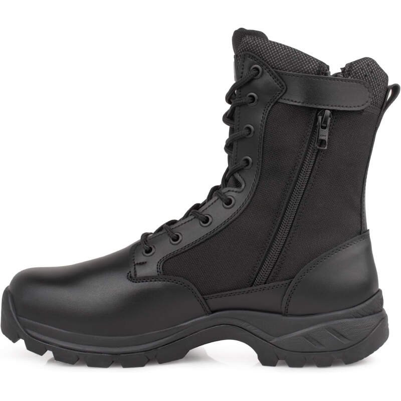 Lightweight Tactical Military Combat Boots for Men Durable YKK Side Zipper Police Army Duty Boots