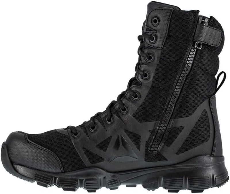 Reebok Men’s Dauntless 8″ Tactical Boots with Side Zip