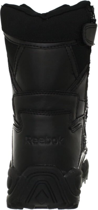 Reebok Work Men’s RB8877 Rapid Response RB Soft Toe 8″ StealthTactical Waterproof Boot with Side Zipper Black Military & Tactical