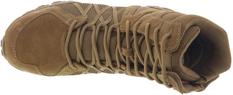 Reebok Men’s Trailgrip Safety Toe 8″ Tactical Boot with Side Zipper Military