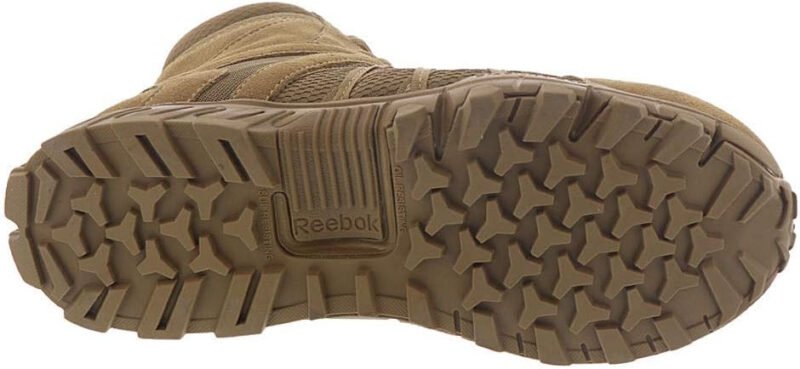 Reebok Men’s Trailgrip Safety Toe 8″ Tactical Boot with Side Zipper Military
