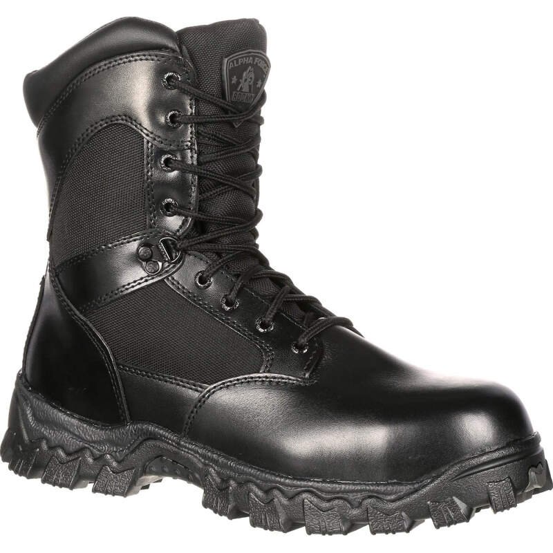 ROCKY AlphaForce Zipper Composite Toe Public Service Boot