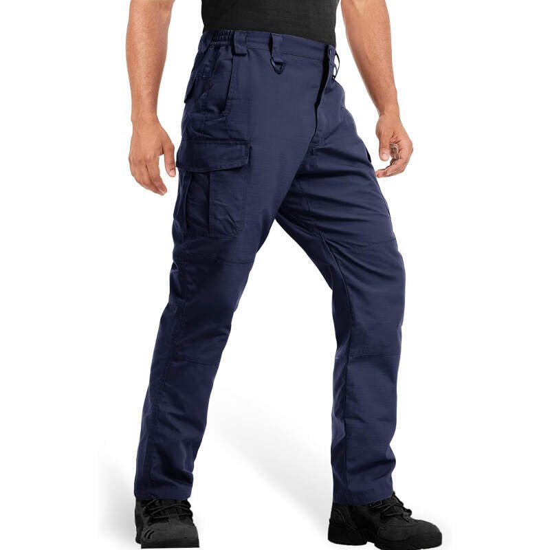 MAGCOMSEN Men’s Tactical Pants 9 Pockets Ripstop, Water Repellent, Cargo Pants for Work, Hiking, Hunting(No Belt)