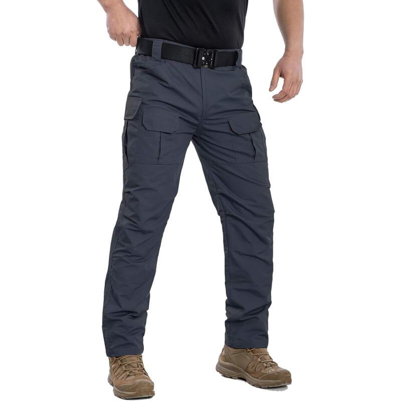 NAVEKULL Men’s Outdoor Tactical Pants Rip Stop Lightweight Waterproof Military Combat Cargo Work Hiking Pants