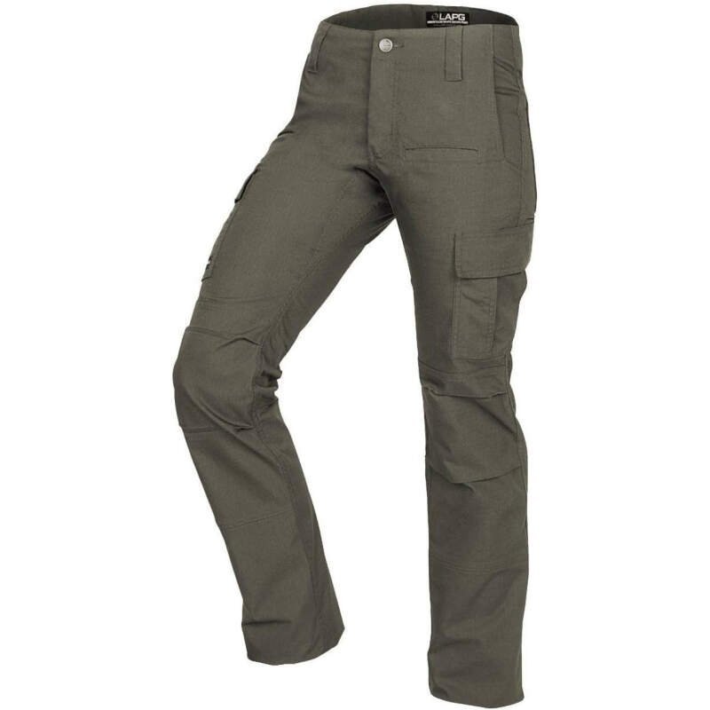 LAPG Women’s Gear Stretch Tactical Pants, 7 Pocket Cargo Pants for Women, Durable Flex Ladies Work Pants for Outdoor & Hiking, Ranger Green, 8 Regular