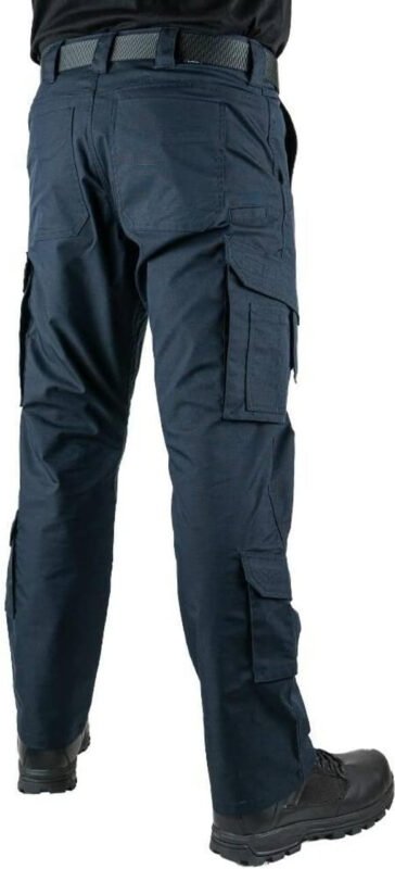 LAPG Men’s Stretch EMS Pants, Tactical EMT Uniform Cargo Pants, Multi-Pockets, Work Utility Pants for Men