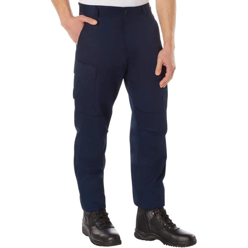 Rothco Tactical BDU Pants (US, Alpha, Medium, Regular, Short, Navy Blue)