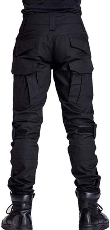 TRGPSG Men’s Hiking Pants, Ripstop Camo Cargo Pants, Multi-Pocket Casual Work Pants