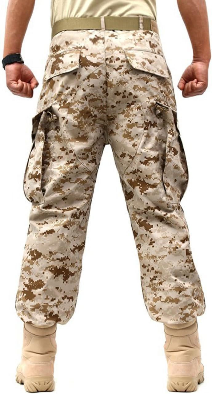 Men’s Military Tactical Casual Camouflage Multi-Pocket BDU Cargo Pants Trousers