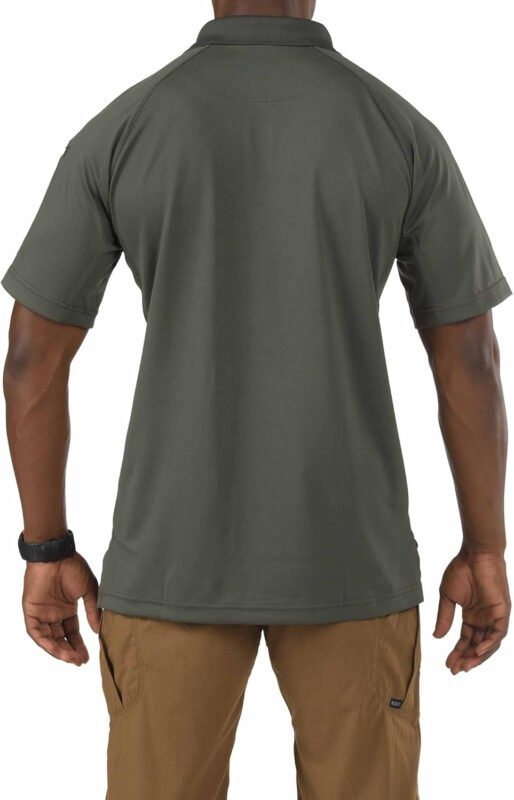 5.11 Tactical Men’s Performance Short Sleeve Polo, 100% Polyester, Moisture Wicking, Style 71049