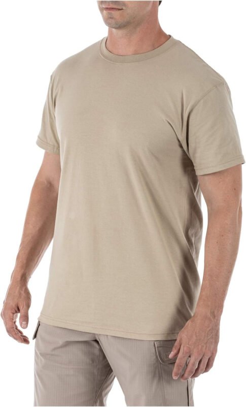 5.11 Tactical Utili-T Crew Neck Shirt, Short Sleeves, Cotton Fabric, Pack of 3, Style 40016