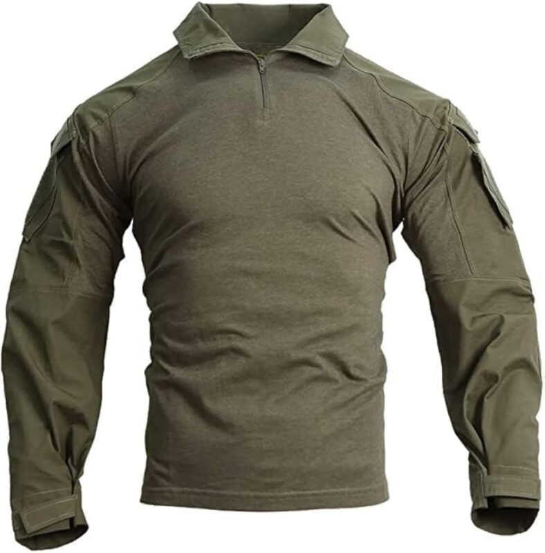 EMERSONGEAR Men’s Tactical Shirt,Gen3  Combat Army Paintball Quick Dry Long Sleeve BDU T-Shirt Top