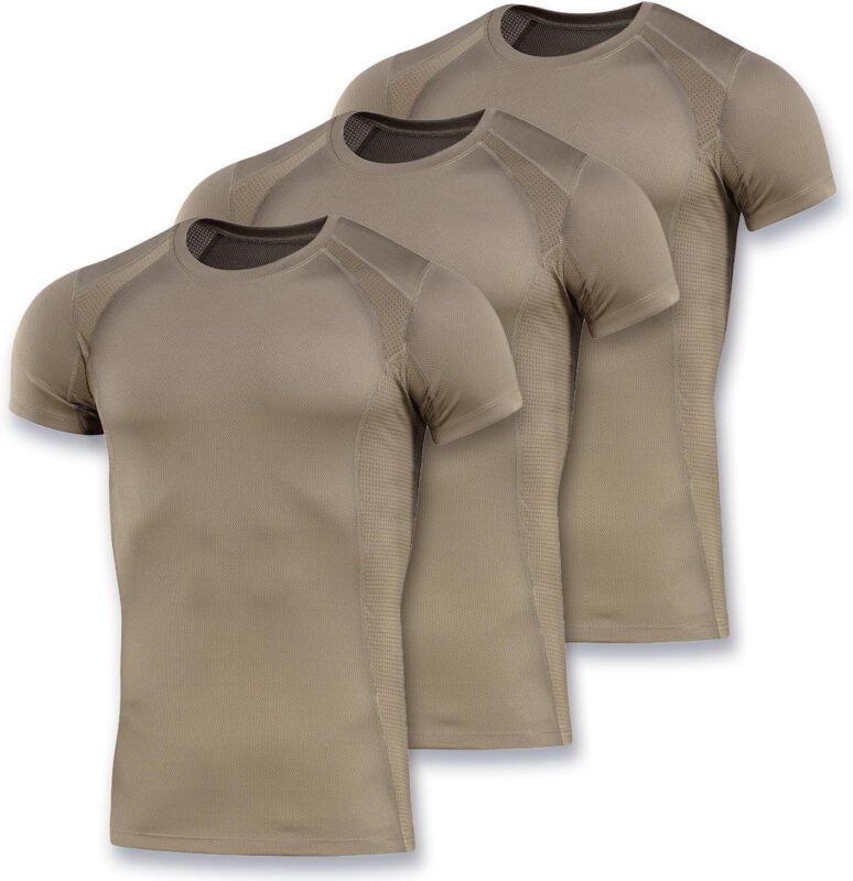 M-Tac Athletic T-Shirt Gen.2 – Breathable Polyester Military T-Shirt with Short Sleeve and Crew Neck for Men