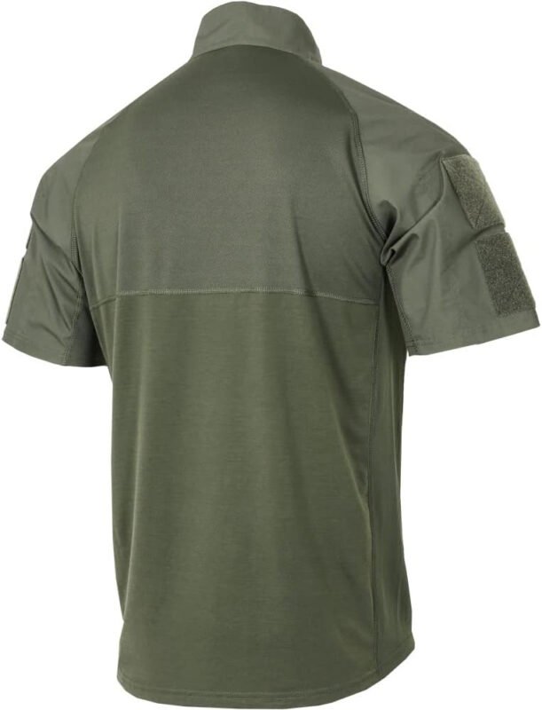 Mission Made Combat Shirt Military Tactical Short Sleeve 1/4 Zip for Men