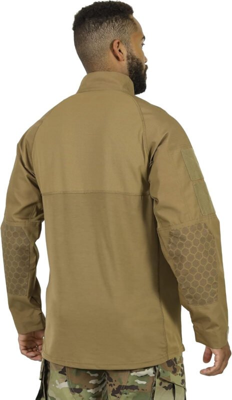 MISSION MADE Combat Shirt Military Tactical Long Sleeve 1/4 Zip for Men