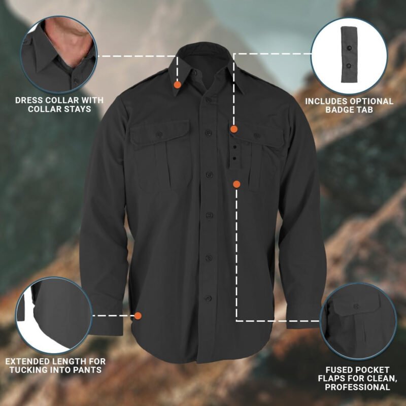 Propper Men’s Long Sleeve Tactical Dress Shirt
