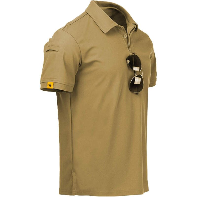 SCODI Mens Polo Shirts Performance Short Sleeve Tactical Shirts Athletic Golf Shirt for Men Daily Casual Collared T-Shirt