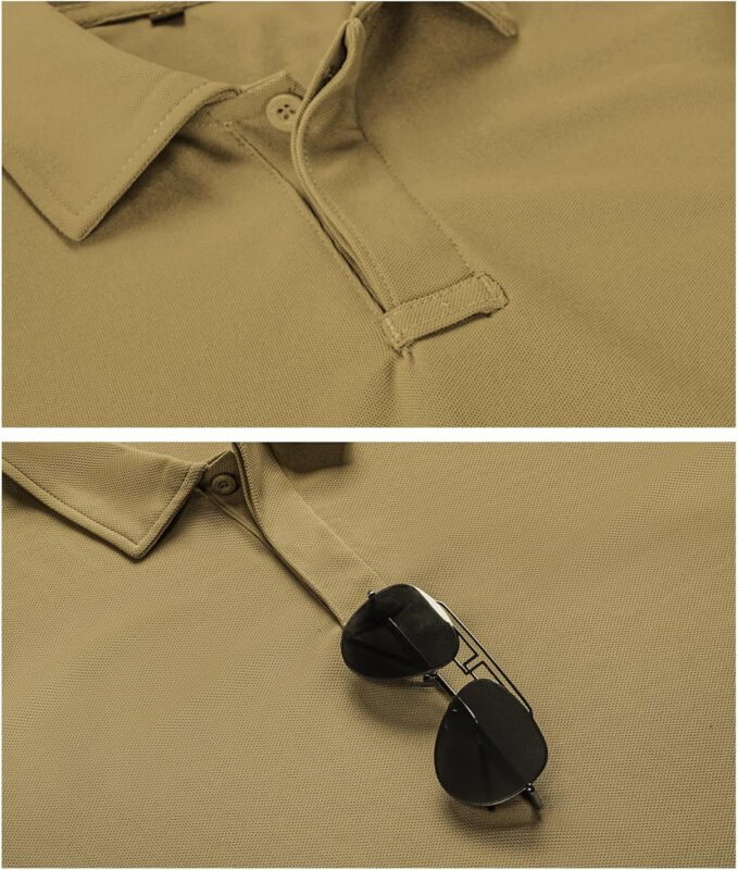 SCODI Mens Polo Shirts Performance Short Sleeve Tactical Shirts Athletic Golf Shirt for Men Daily Casual Collared T-Shirt