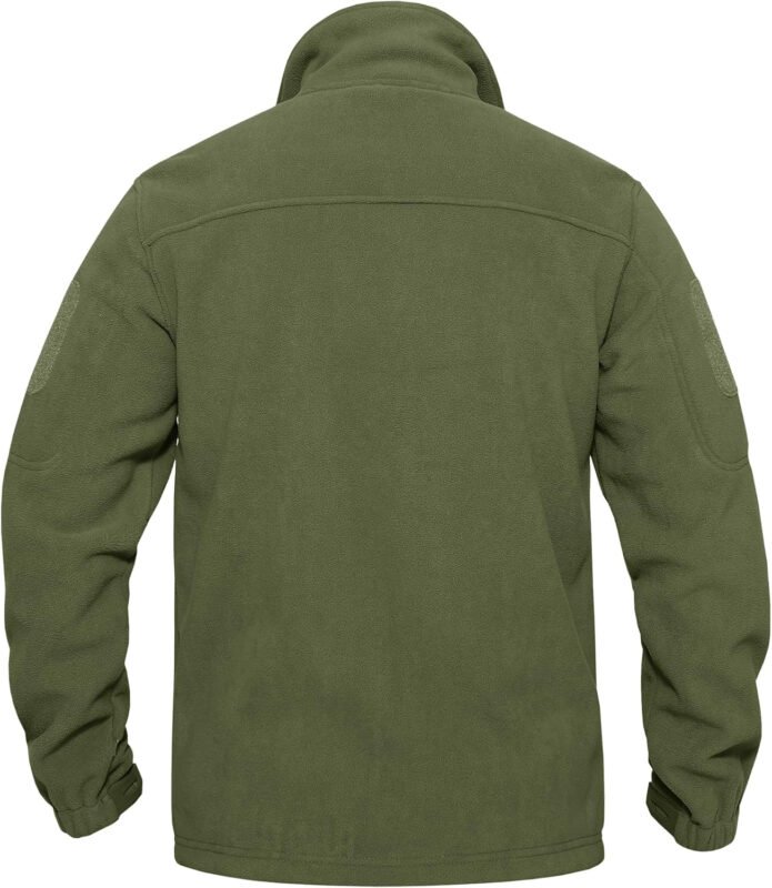 BIYLACLESEN Men’s Fleece Jacket Military Tactical Softshell Jackets Warm Winter Coats Full Zip Fleece Hunting Jackets