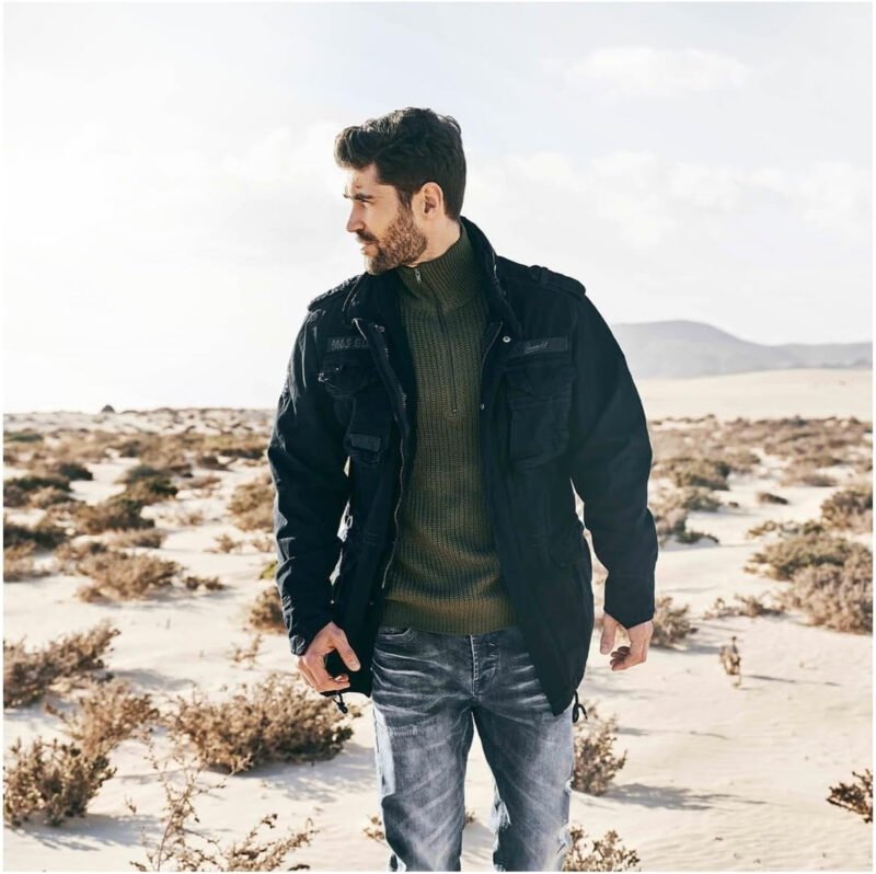 Men Military Coat