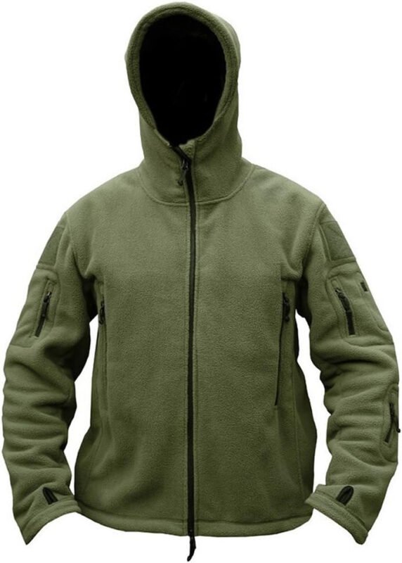 ReFire Gear Men’s Warm Military Tactical Sport Fleece Hoodie Jacket