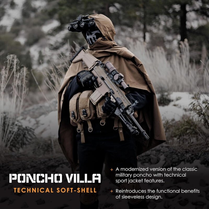 HAZARD 4 PonchoVilla Classic – Original Technical Softshell Poncho