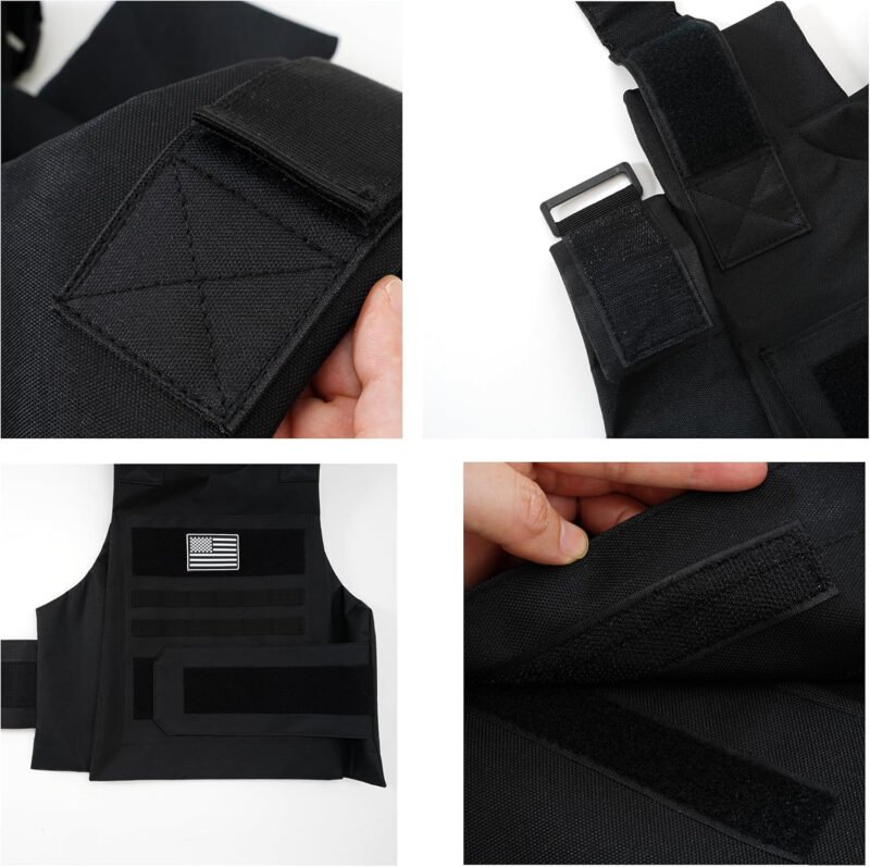Tactical Vest Outdoor, Adjustable Security Training Protective Outdoor Vest,Suitable for Police Fbi Vest Gilet Equipment