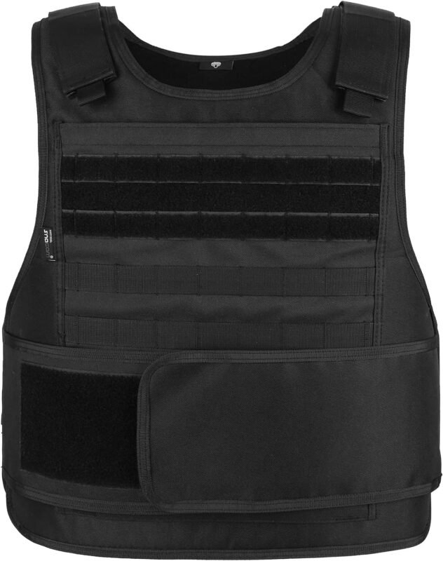 MGFLASHFORCE Tactical Vest for Men, Security Police Fbi  Vest