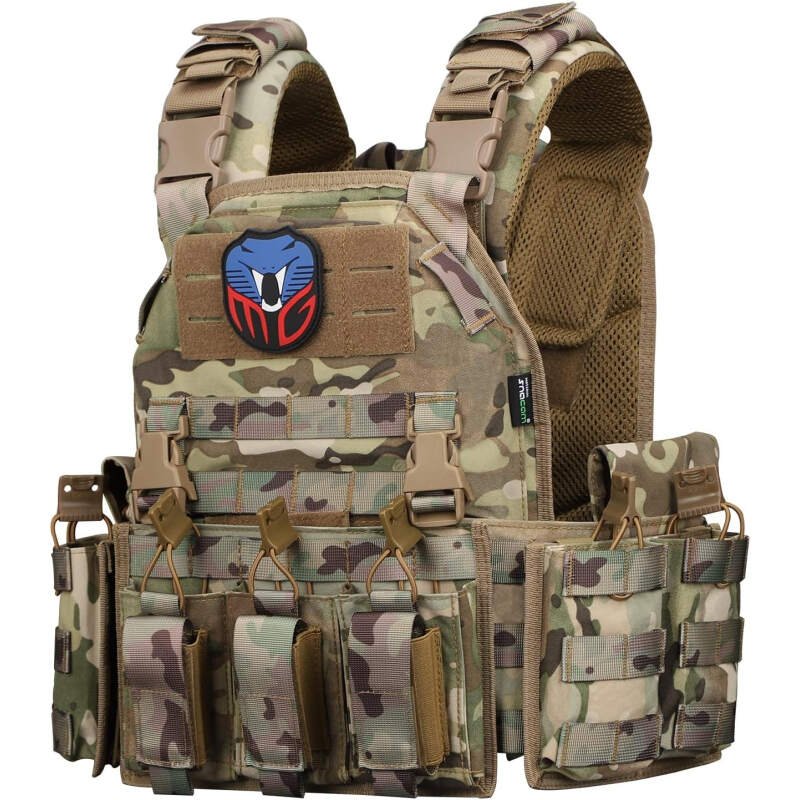 MGFLASHFORCE Tactical Vest Molle  Vest for Men
